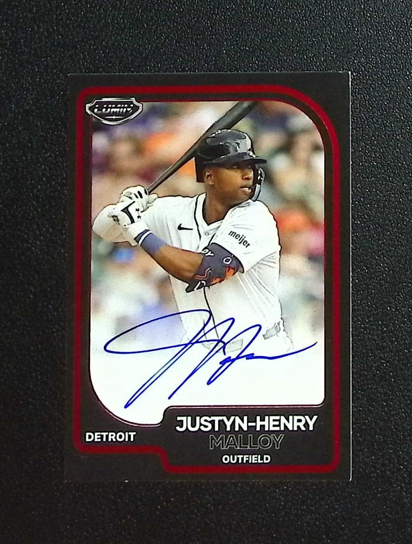 Justyn-Henry Malloy Auto /65 2024 Pulse Lumin #LA-JHM Detroit Tigers