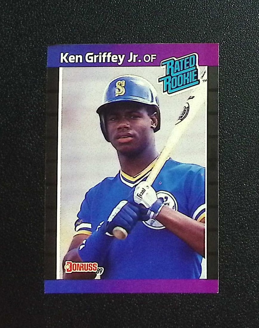 Ken Griffey Jr. Rookie Card 1989 Donruss #33 Seattle Mariners: Donruss Baseball MLB Trading & Sports Cards, Sports Cards for Sale Near Me, Prizm, Mosaic, Select, SP, SSP, Auction Memorabilia Lots for Sale On Line, World Series & Hall of Fame Players, Diamond King