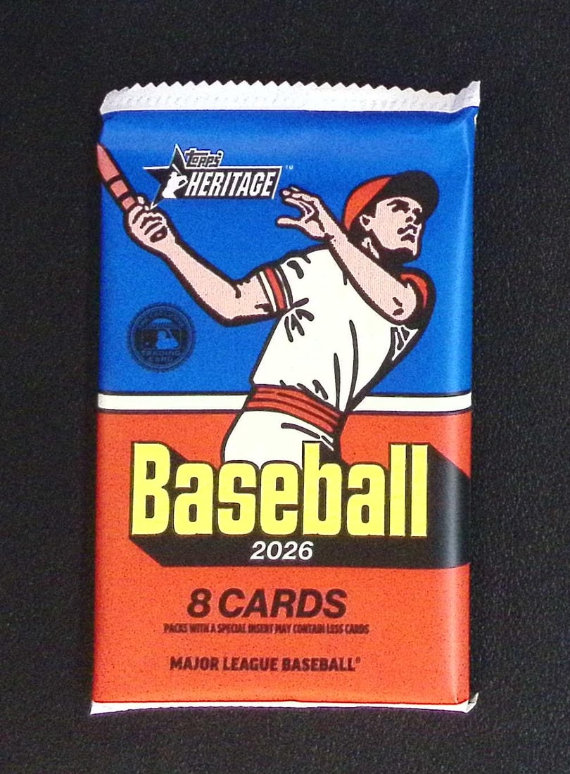 2026 Topps Heritage Series 1 Baseball BLASTER BOX PACK (1 of 1)