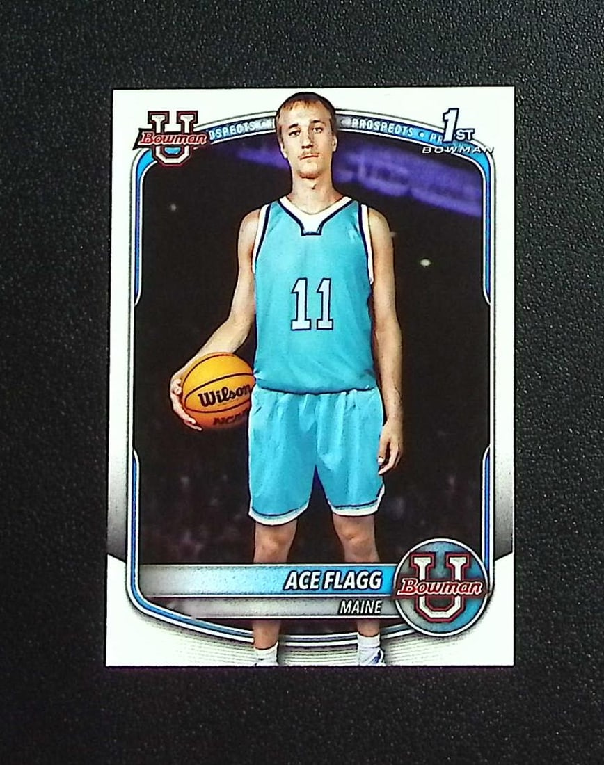 Ace Flagg 1st Bowman 2025-26 Bowman #BPP-91: Topps & Bowman Basketball NBA Trading & Sports Cards, Sports Cards for Sale Near Me, Chrome, Refractor, SP, SSP, Valuable Auction Memorabilia Lots Sold On Line, NBA Championship & Hall of Fame Player 