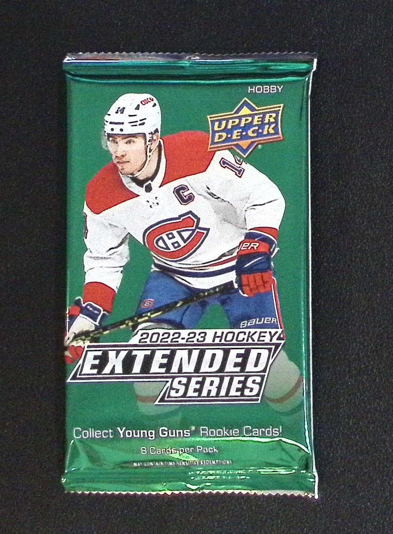 2022-23 Upper Deck EXTENDED SERIES Hockey HOBBY BOX PACK - Collect Young Guns Rookie Cards (1 of 1)