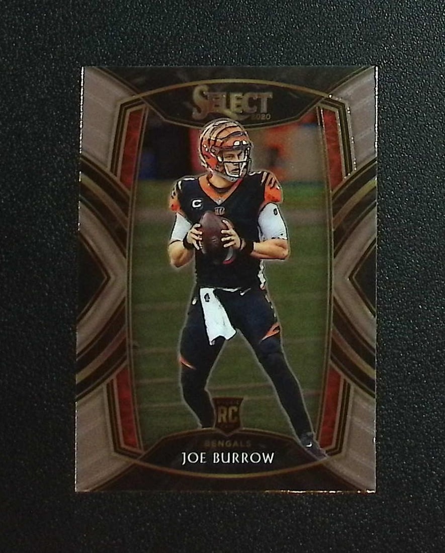 Joe Burrow Rookie Card Club Level 2020 Select #246 Cincinnati Bengals: Panini, Donruss Optic, & Donruss Select, Prizm, Mosaic, Contenders, Zenith, Phoenix, Illusions, Absolute, Rookie NFL Sports Trading Cards, SP, SSP, Cards, Football Cards for Sale Near Me, Superbowl & 