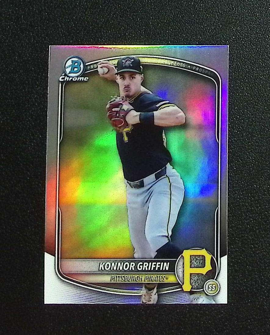 Konnor Griffin Prospects Refractor 2025 Bowman Chrome Draft #BDC-102 Pirates