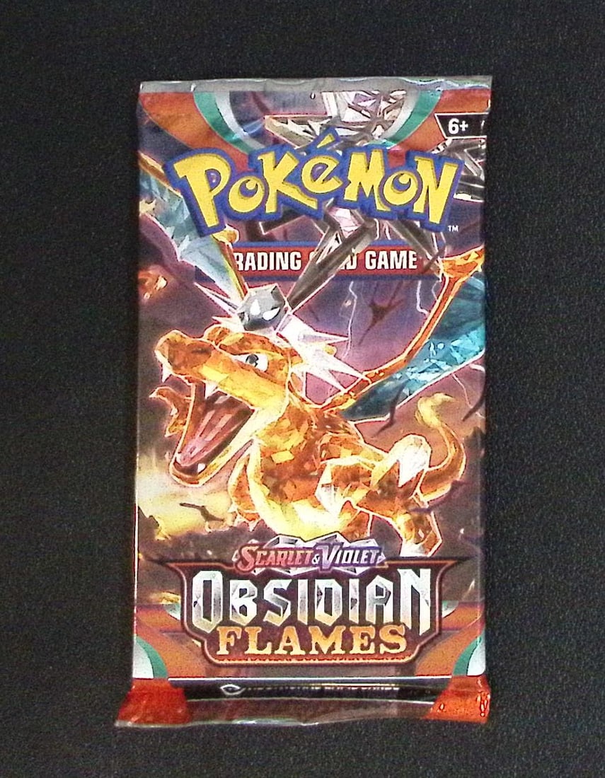 Pokemon Scarlet & Violet Obsidian Flames 10 Card Booster Pack: Pokemon Trading Card Game Cards, Charizard, Pikachu, Mewtwo, Reverse Holo, Holo Rare, Secret Rare Cards, Full Art Cards, Eevee, Ultra Rare Card, Illustration Rare, Special Illustration Rare SIR