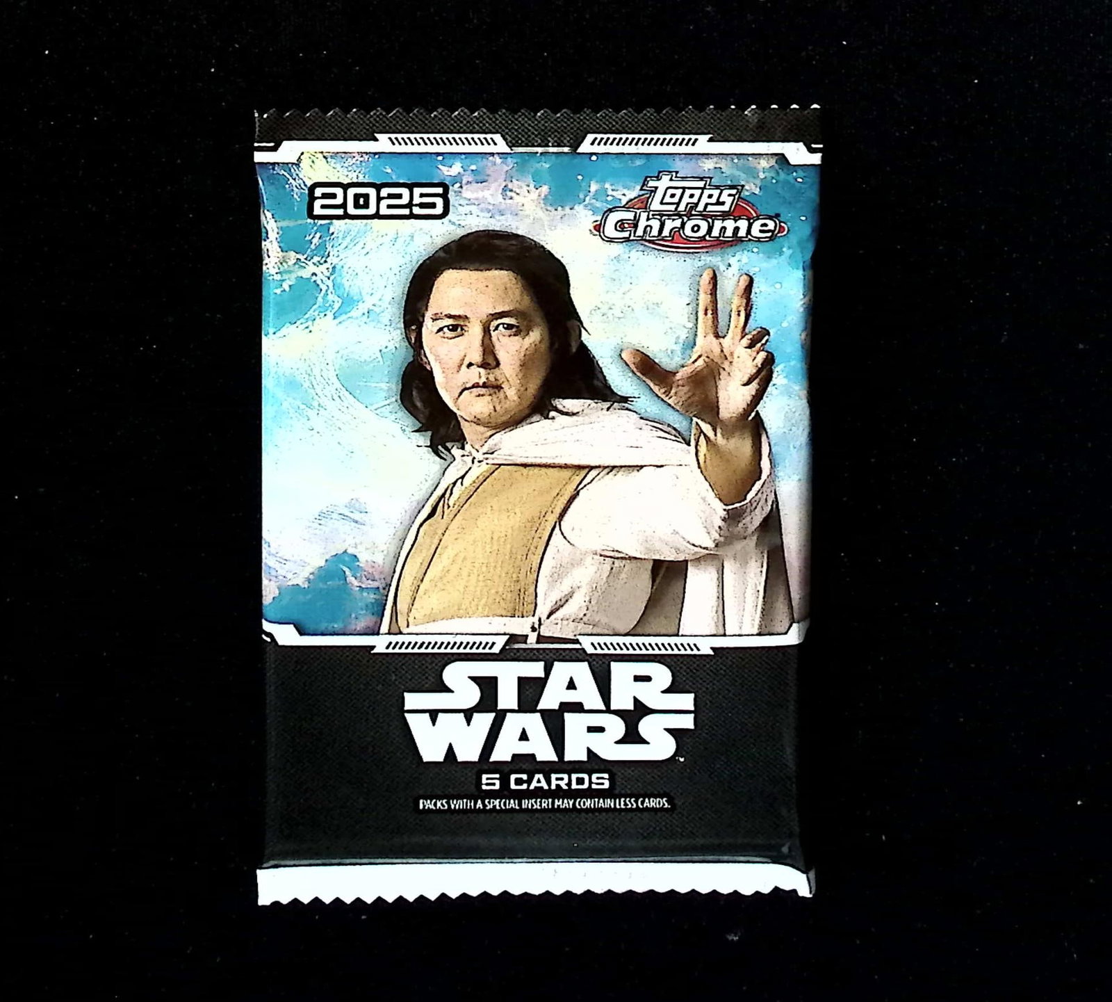 2025 Star Wars Topps Chrome Super Box Pack: Disney Topps Trading Cards of Movies & Television Shows, Refractors, Ray Waves, Numbered Rare Cards. Darth Vader, Luke Skywalker, Princess Leia, Mandalorian, Yoda, Grogu, Han Solo, Rebellion, Imperial