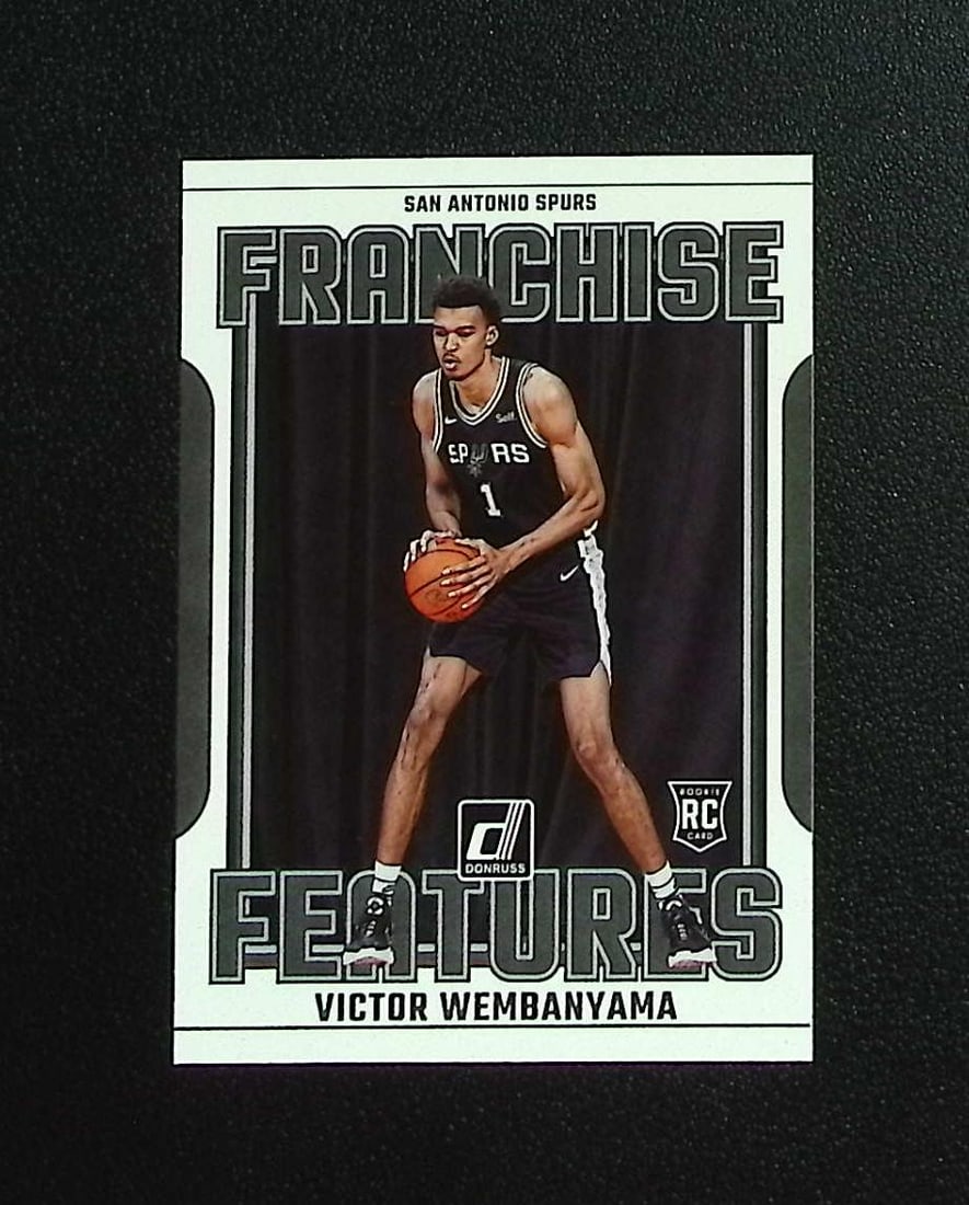 Victor Wembanyama Rookie Card Franchise Features 2023-24 Donruss #29 Spurs