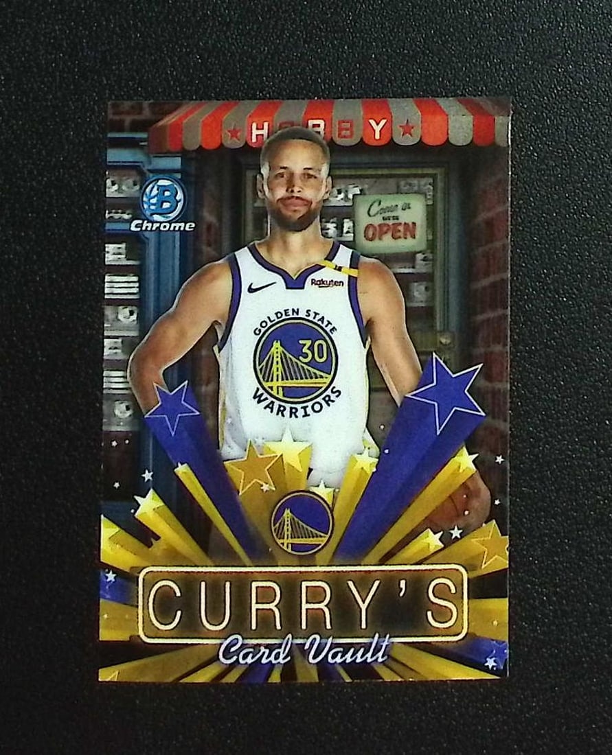 Stephen Curry Hobby Stars 2025-26 Bowman Chrome #HS-2 Golden State Warriors: Panini, Donruss Optic, Donruss Select, Prizm, Mosaic, Contenders, Revolution, Phoenix, NBA Hoops, Rookie NFL Sports Trading Cards, Silver, SP, SSP, Wave Prizms, Numbered Cards, Basketball sports Cards