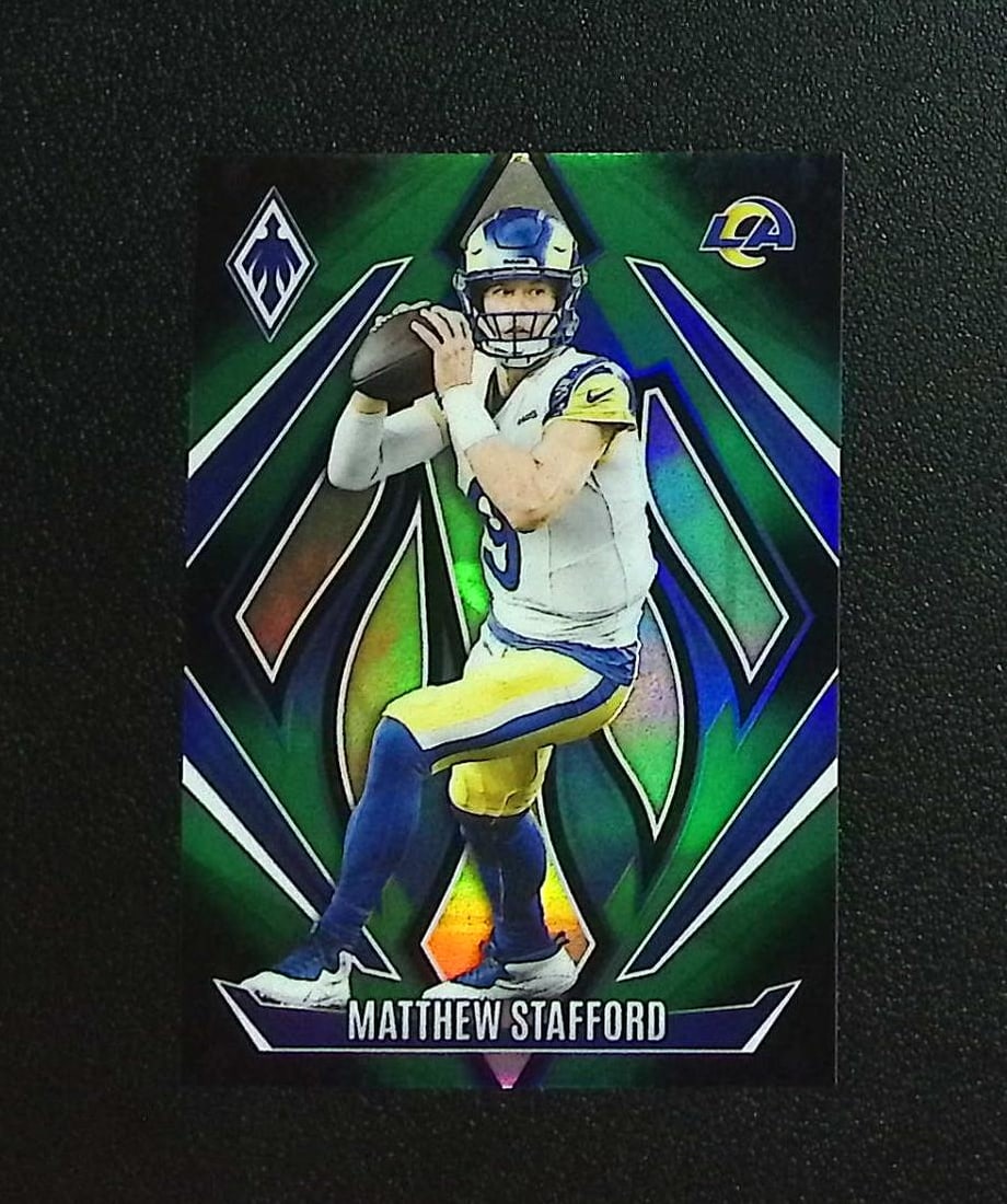 Matthew Stafford Green Fade /199 2024 Phoenix #106 Los Angeles Rams