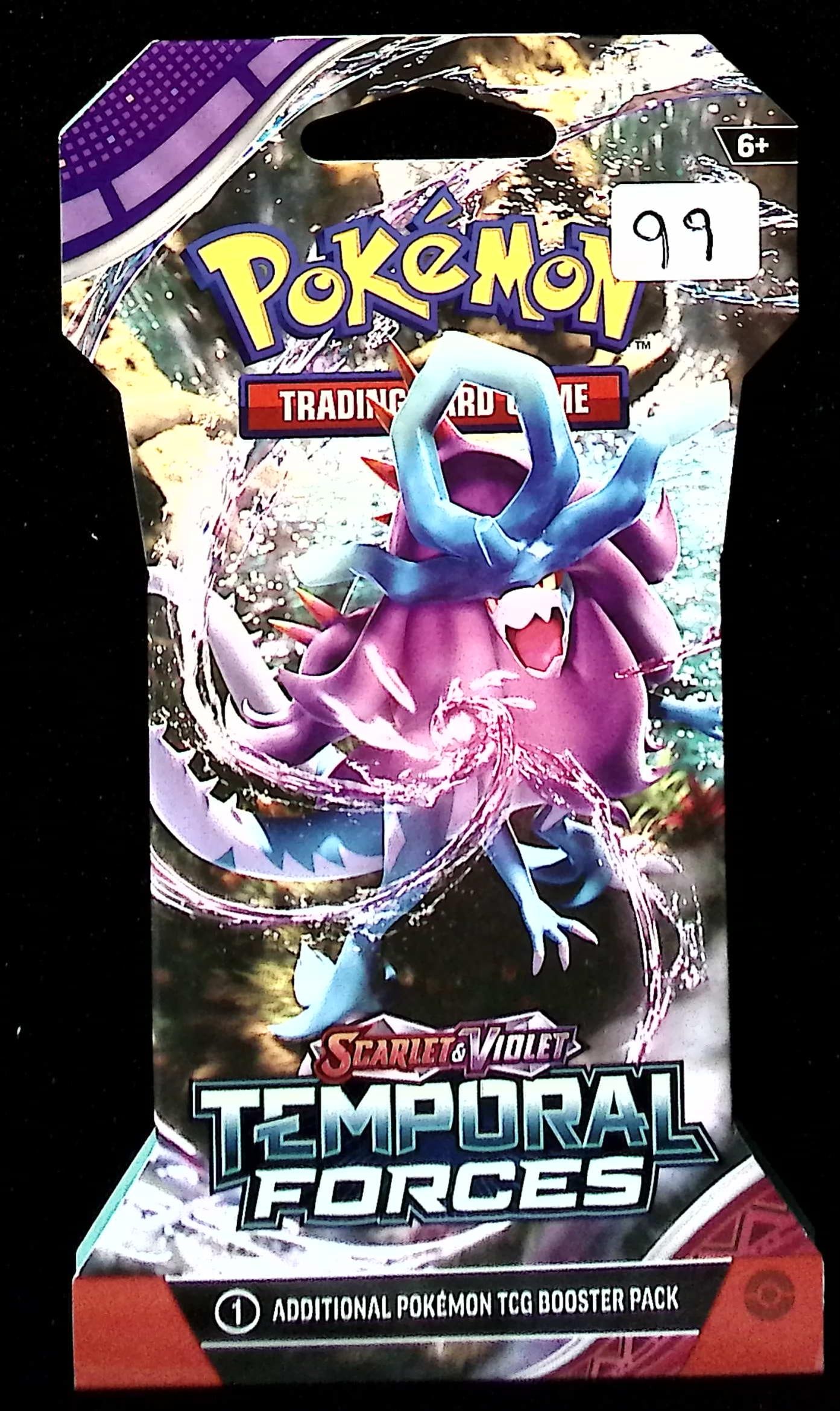 2024 Pokemon Scarlet & Violet Temporal Forces 10 Card Sleeved Booster Pack, Charizard, Pikachu: Pokemon Trading Card Game Cards, Charizard, Pikachu, Mewto, EX, Referse Holo, Holo Rare Cards, Secret Rare Cards, Full Art Cards, Evee, 3 Stars Ultra Rare Cards, Double Rare, Illustration Rare, Specia