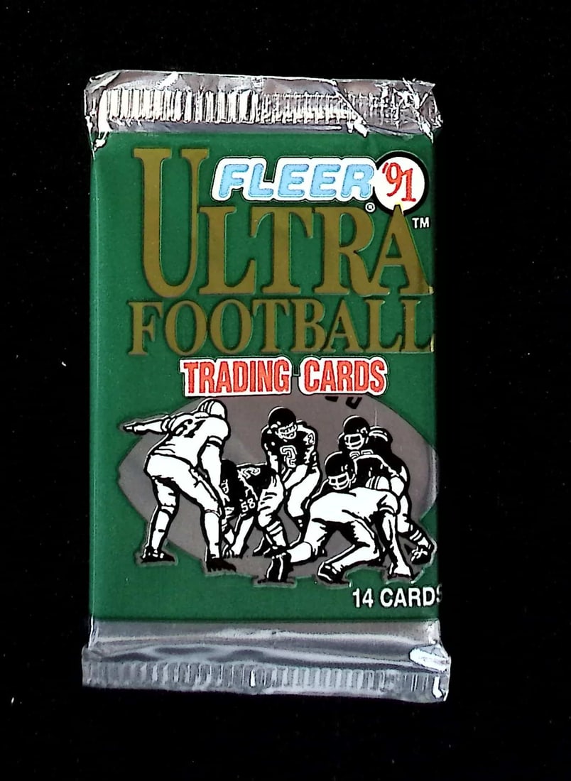 1991 Fleer Ultra Vintage Football Cards Retail Box Pack Sports Cards Rookie Cards (1 of 1)