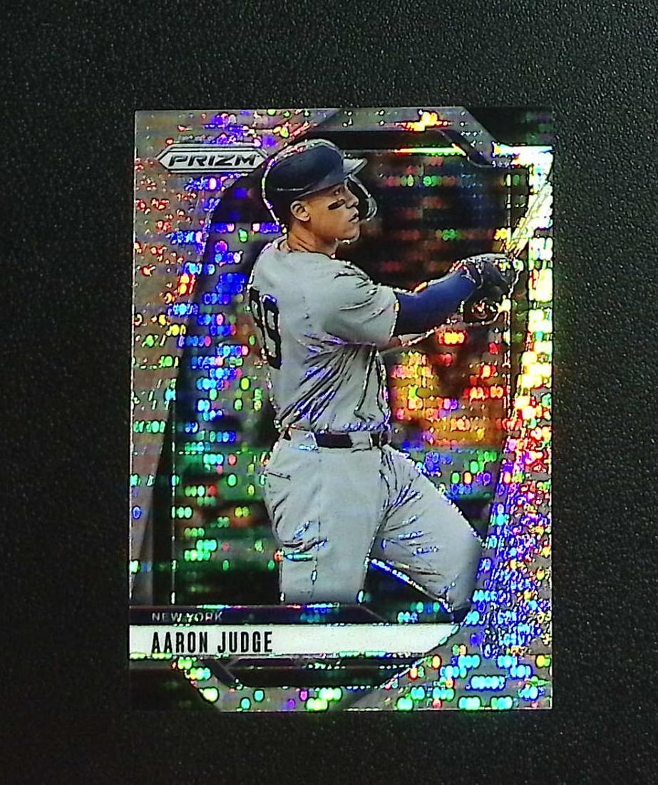 Aaron Judge Pulsar Prizm /499 2025 Panini Prizm #26 New York Yankees: Panini, Donruss, & Donruss Optic Baseball MLB Trading & Sports Cards, Sports Cards for Sale Near Me, Prizm, Mosaic, Select, SP, SSP, Auction Memorabilia Lots for Sale On Line, World Series & Hall of F