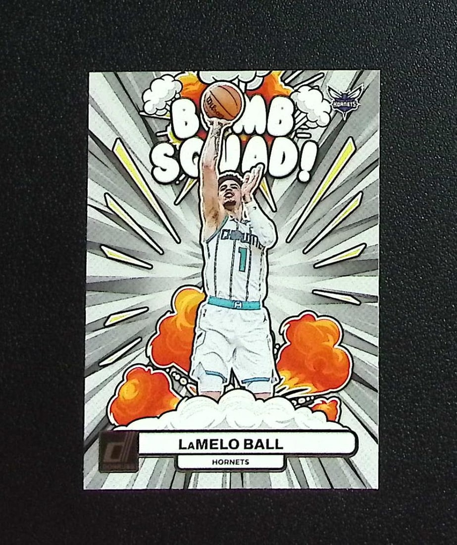 LaMelo Ball Bomb Squad 2023-24 Donruss #13 Charlotte Hornets