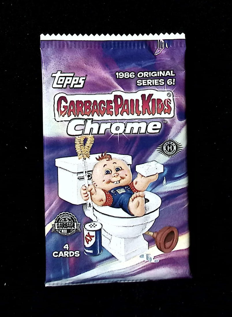 2023 Gargage Pail Kids Chrome Hobby Box Pack 1986 Origianal Series 6! Trading Cards: Numbered Cards, Wave Parallels, Topps Trading Cards Sold on Line, Auction Lots for sale on line, Trading Card Stickers