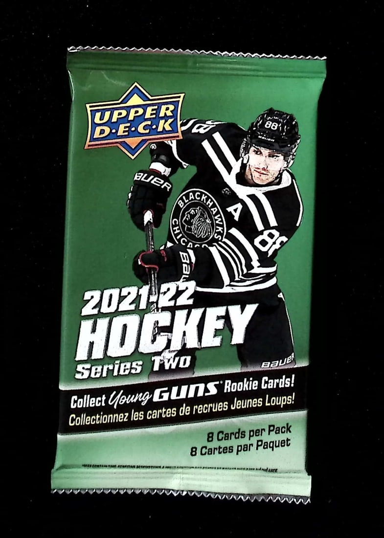 2021-22 Upper Deck Series 2 Hockey Card Retail Box Pack - Young Guns Rookie Cards (1 of 1)