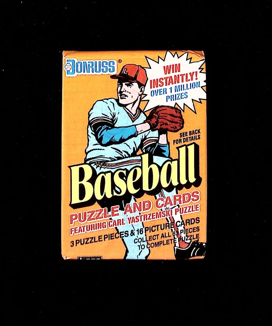1990 Donruss Vintage Series 1 Baseball Card Factory Sealed Retail Box Wax Pack, Sports Card: Vintage Valuable Donruss Baseball MLB Trading & Sports Cards, Robin Yount, George Brett, Rickey Henderson, Nolan Ryan, Old Sports Cards for Sale Near Me, World Series & hall of Fame Players, Auction