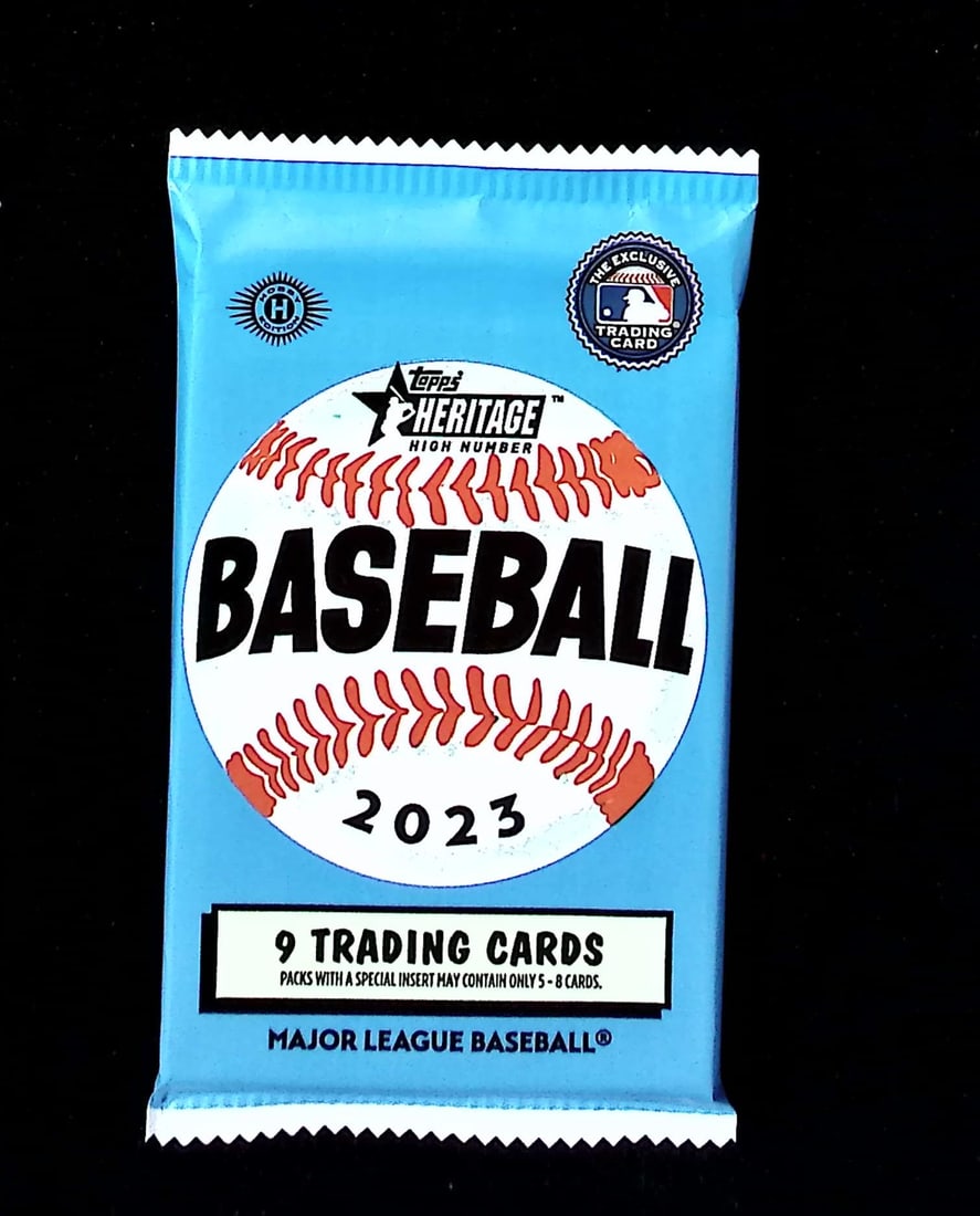 2023 Topps Heritage Baseball Card HIGH NUMBER HOBBY BOX PACK, Sports Cards, Rookie Cards, MLB