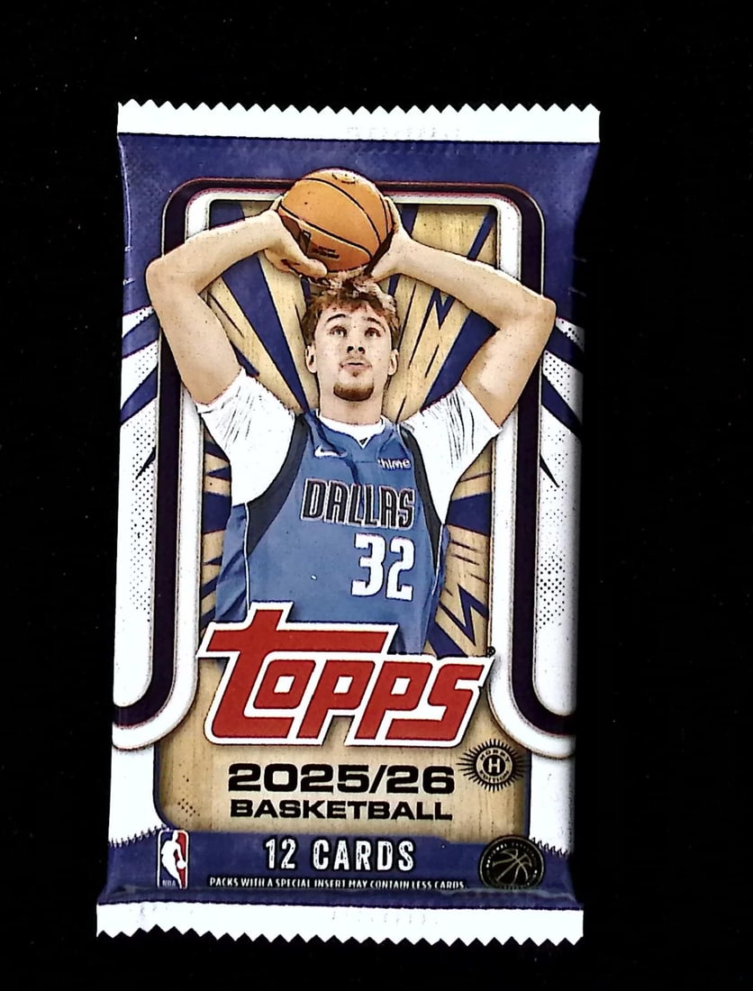 2025-26 Topps Basketball Card HOBBY BOX PACK RC'S: Cooper Flagg, Kon Kneuppel, VJ Edgecombe