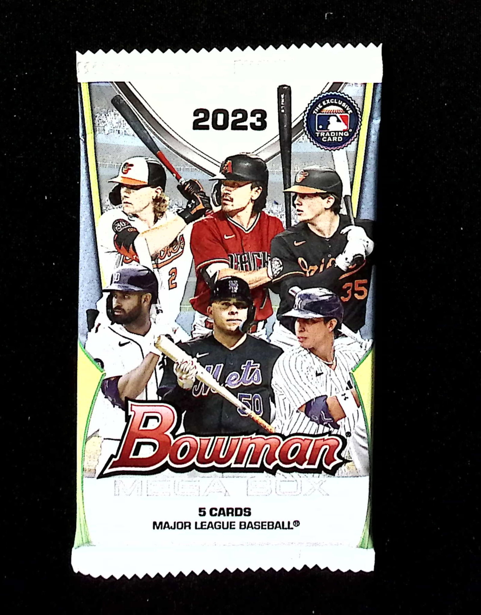 2025 Bowman Baseball Cards MEGA BOX CHROME MOJO Pack, James Wood Rookie Card (1 of 1)