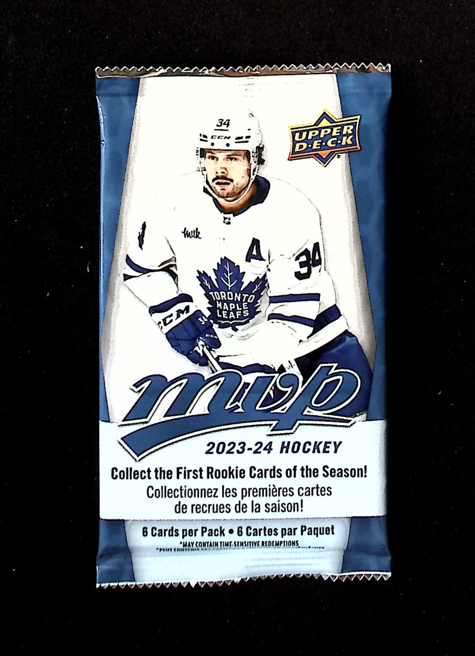 2023-24 Upper Deck MVP Hockey Card Retail Box Pack - Collect all 50 SP Star & Rookie SP Cards