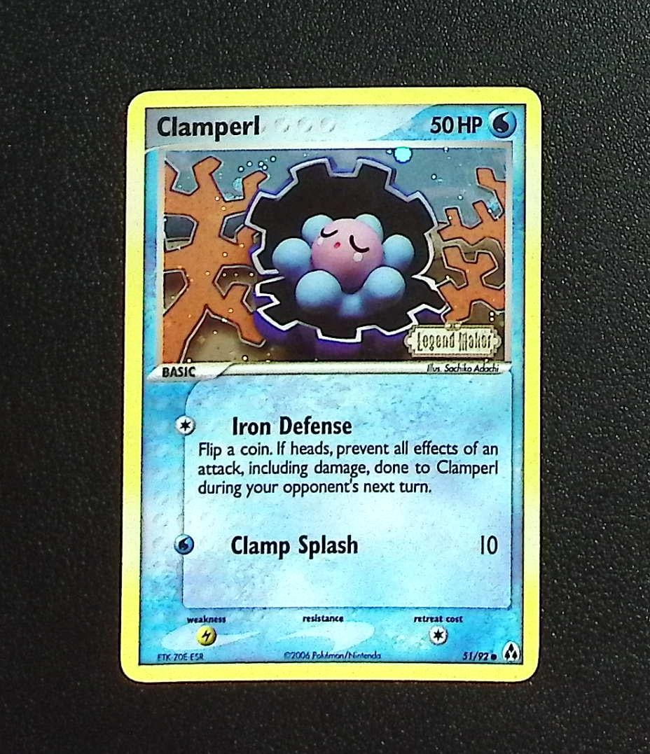 Pokemon Legend Maker Clamperl Reverse Holo #51 LP, See Pics (1 of 2)