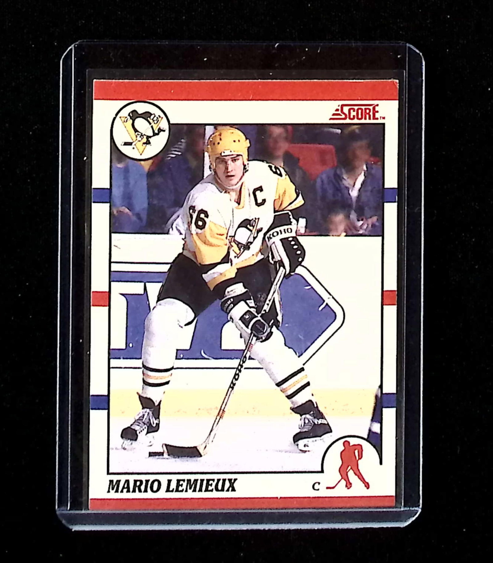 Mario Lemieux 1990 Score #2: Score Vintage NHL Hockey Trading & Sports Cards, Old Sports Cards for Sale Near Me, Stanley Cup & Hall of Fame Players, Valuable Auction Memorabilia Lots for Sale On Line