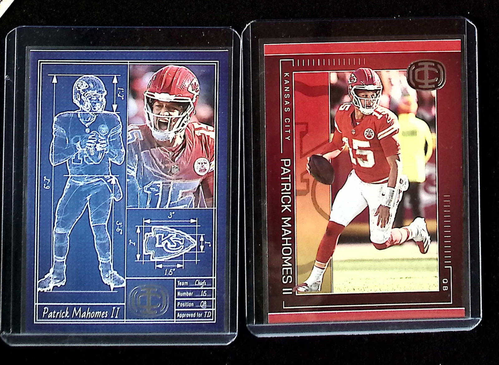 Football Patrick Mahomes II, Icon Panini Lot