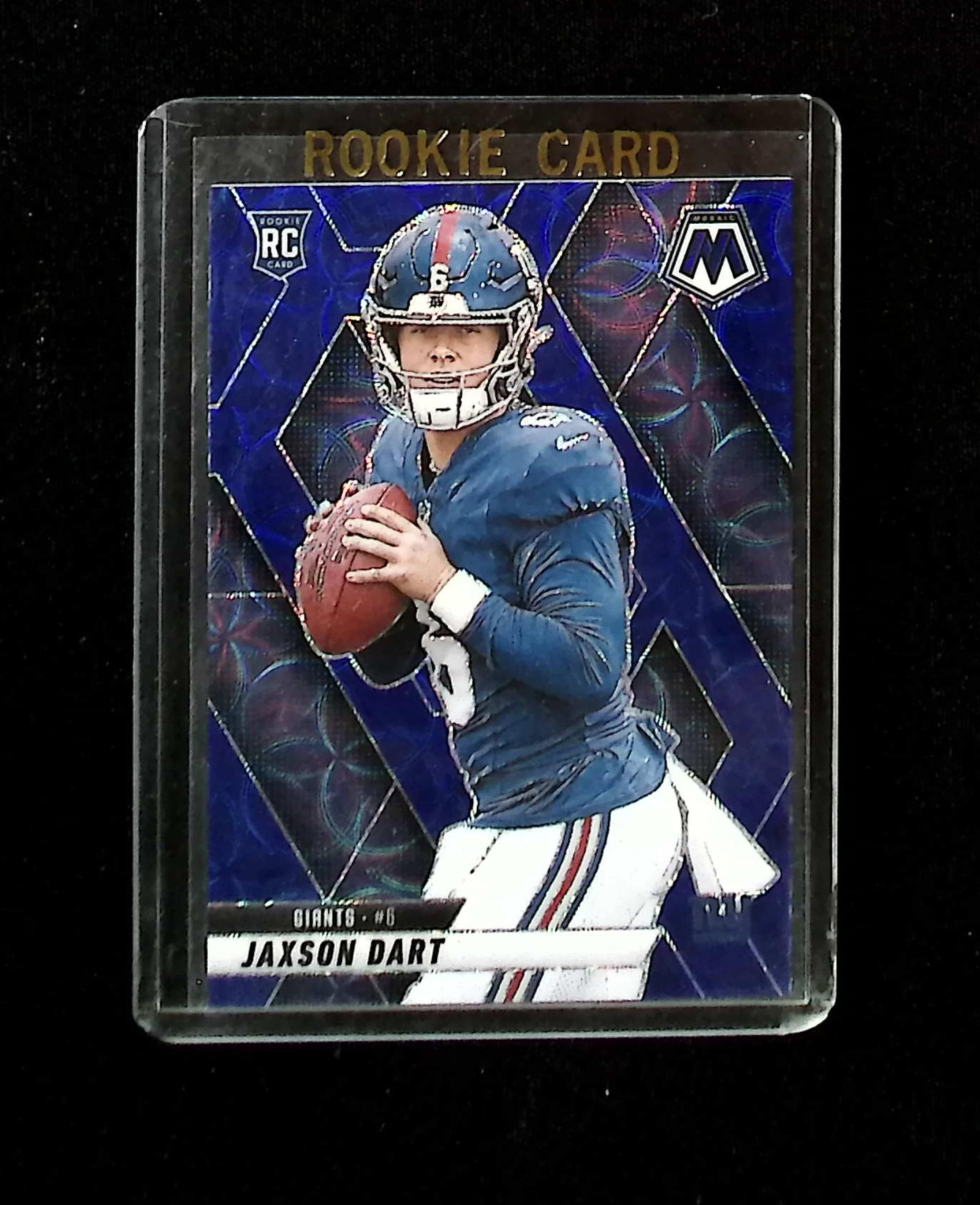 Jaxon Dart Rookie Card Blue Scope Prizm Color Match 2025 Panini Mosaic #362
