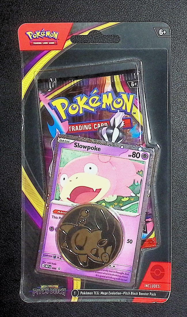 Pokemon Pitch Black Single Booster Blister Hanger w/ 1 Coin & a Promo Card (1 of 1)