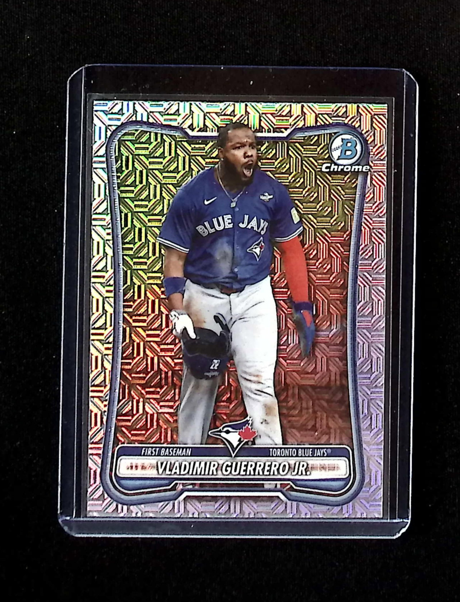 Vladimir Guerrero Jr. Mojo Refractor 2026 Bowman Chrome #61: Topps, Bowman, & Fanatics Baseball MLB Trading & Sports Cards, Sports Cards for Sale Near Me, World Series & Hall of Fame Players Memorabilia, Refractors, X-Fractors, Numbered, SP, SSP, Valuable Aucti
