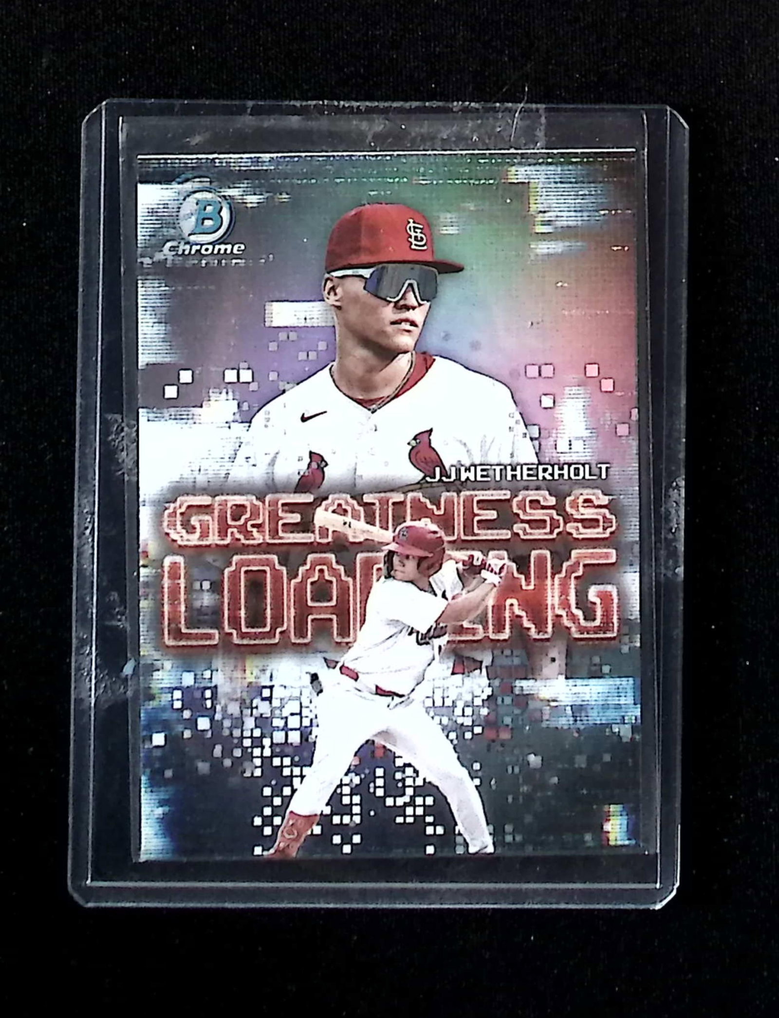 JJ Wetherholt Greatness Loading Refractor 2025 Bowman Chrome #GL-17: Topps, Bowman, & Fanatics Baseball MLB Trading & Sports Cards, Sports Cards for Sale Near Me, World Series & Hall of Fame Players Memorabilia, Refractors, X-Fractors, Numbered, SP, SSP, Valuable Aucti