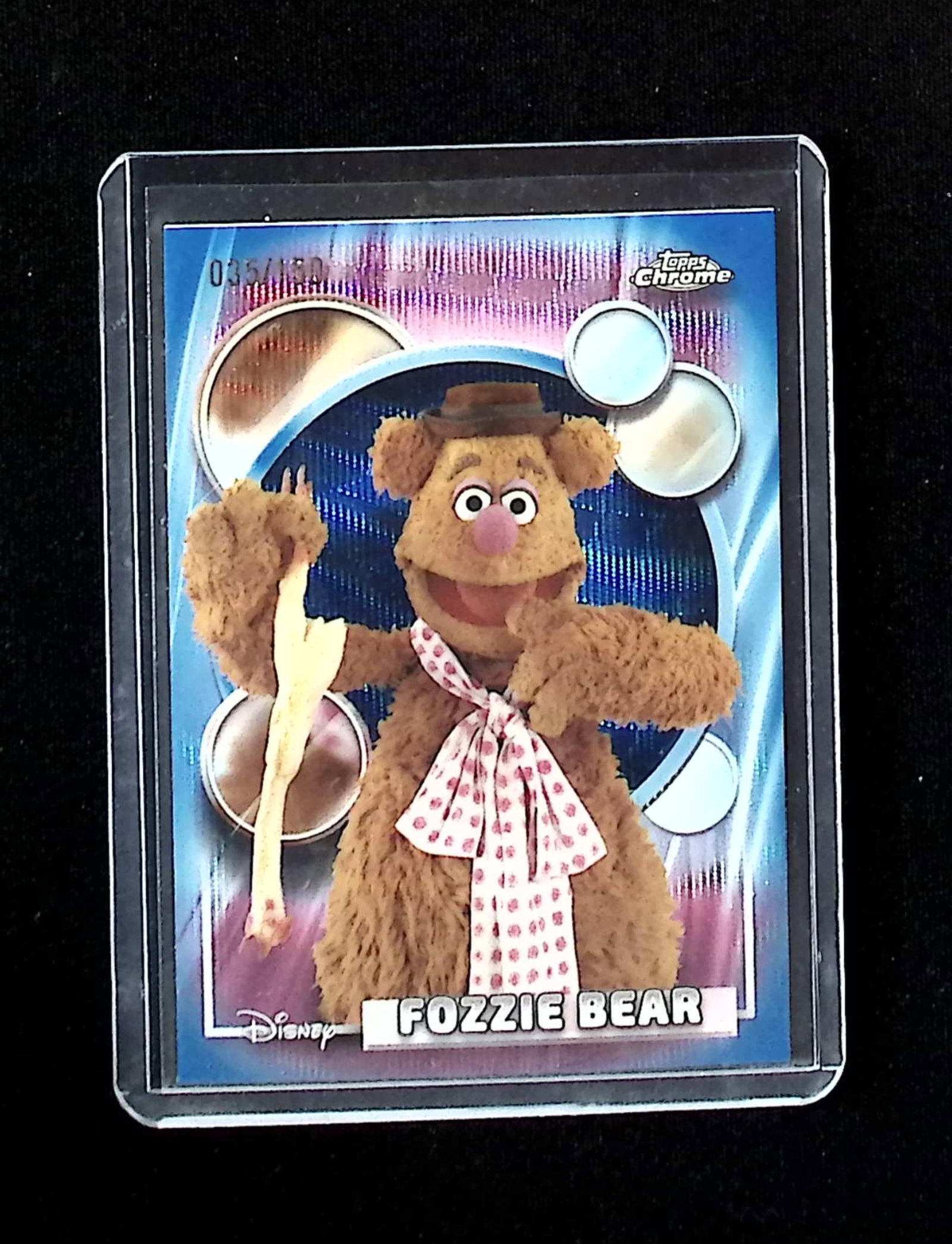 Fozzie Bear /150 Blue Wave Refractor 2026 Topps Chrome #56 (1 of 2)