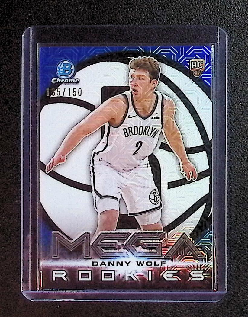 Danny Wolf /150 Mega Rookies Blue Mojo Refractor 2025 Bowman Chrome #MR-25