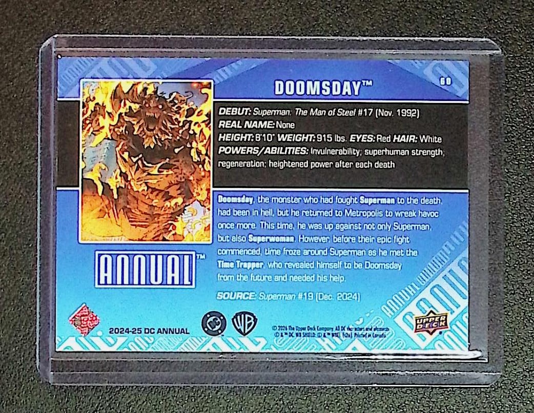 Doomsday 2026 Upper Deck #60 - 2