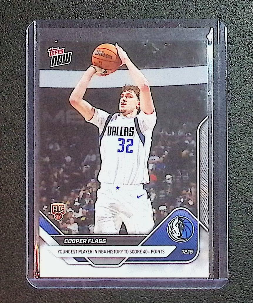 Cooper Flagg Rookie 2025 Topps Now #86: Topps & Bowman Basketball NBA Trading & Sports Cards, Sports Cards for Sale Near Me, Chrome, Refractor, SP, SSP, Valuable Auction Memorabilia Lots Sold On Line, NBA Championship & Hall of Fame Player 