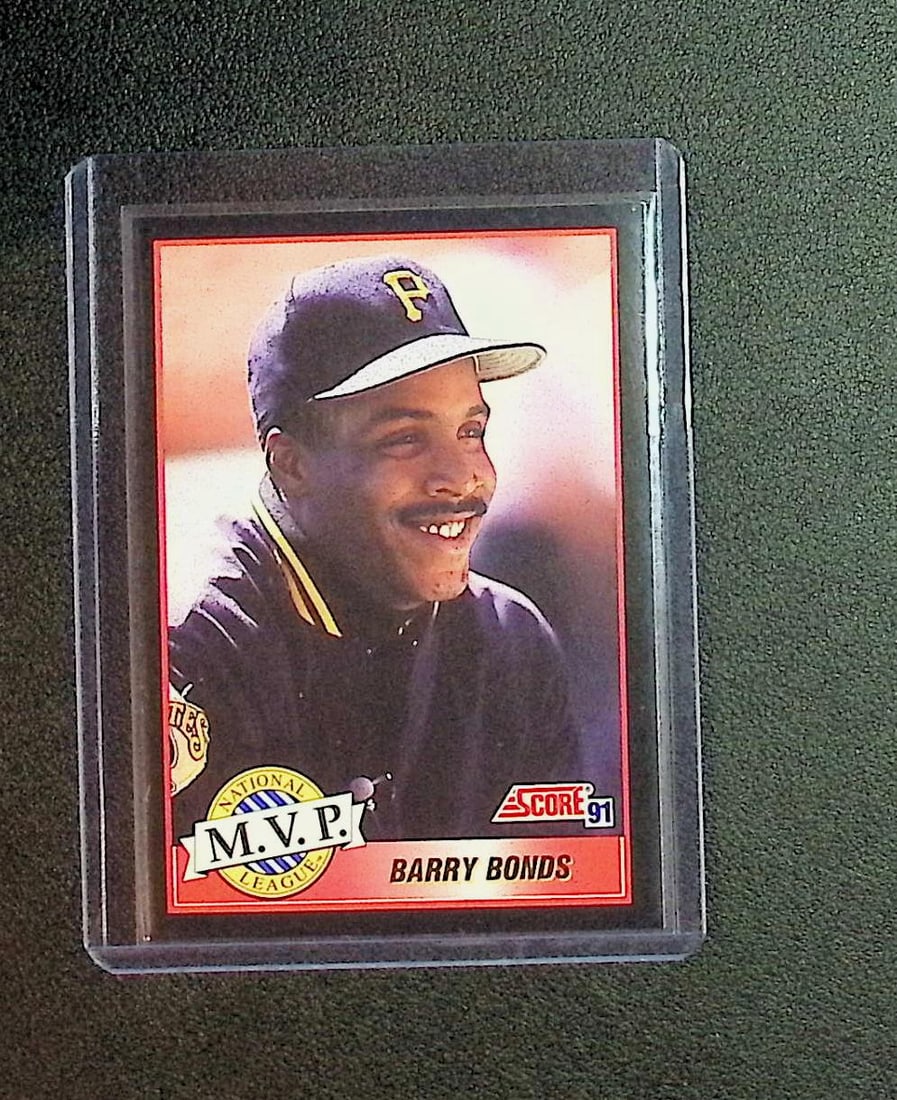 Barry Bonds MVP 1991 Score #876: Score Vintage Baseball MLB Trading & Sports Cards, Old Sports Cards for Sale Near Me, Auction Memorabilia Lots for Sale On Line, World Series & Hall of Fame Players