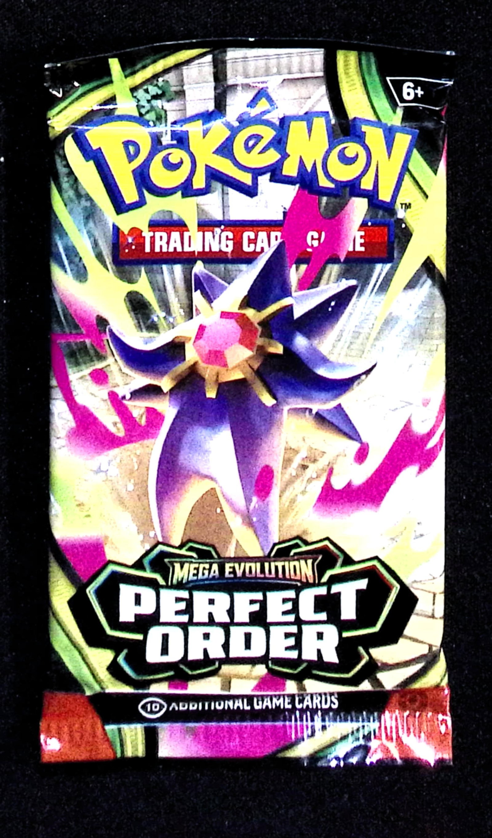 2026 Pokemon Perfect Order 10 Card TCG Booster Pack, Charizard: Pokemon Trading Card Game Cards, Charizard, Pikachu, Mewto, EX, Referse Holo, Holo Rare Cards, Secret Rare Cards, Full Art Cards, Evee, 3 Stars Ultra Rare Cards, Double Rare, Illustration Rare, Specia