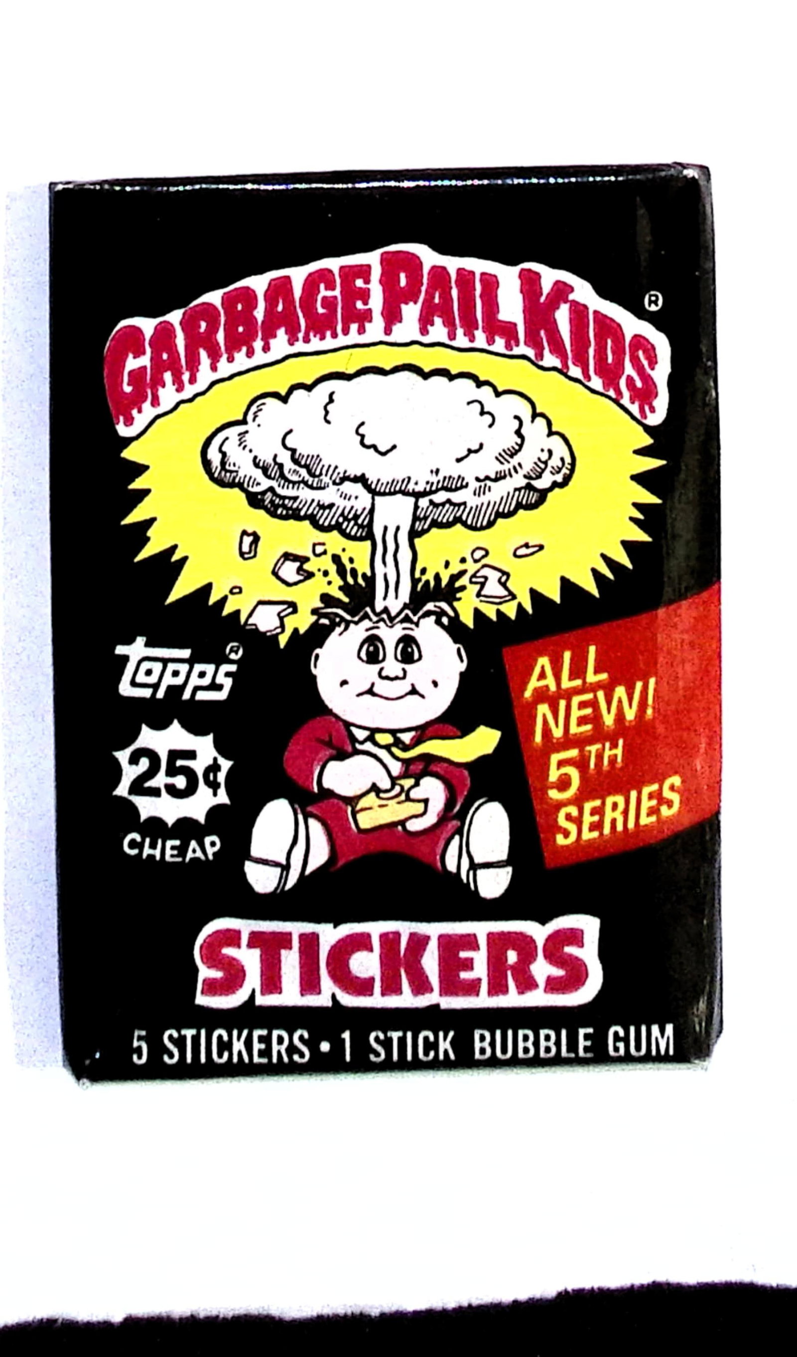 1986 Topps Vintage Garbage Pail Kids Retail Box Wax Pack - 5th Series (1 of 1)
