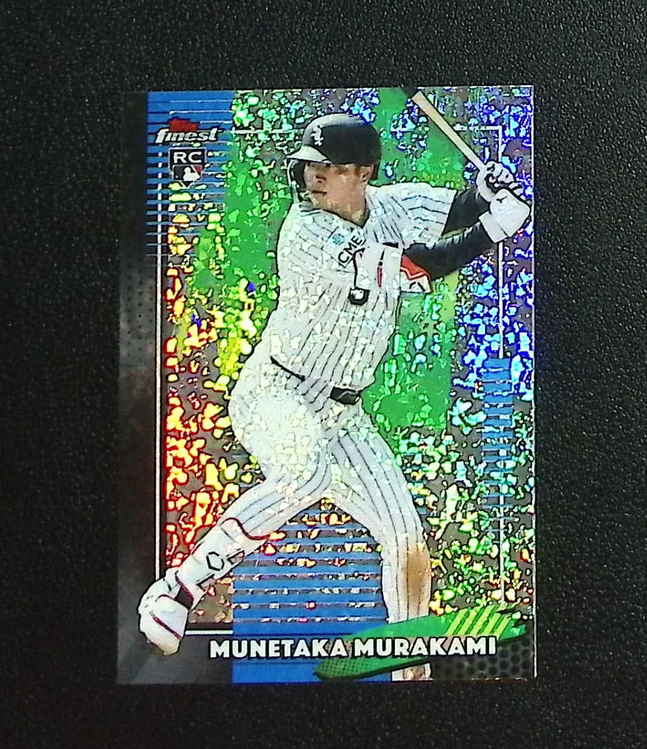 Munetaka Murakami Rookie Card Mini Diamond Refractor 2026 Topps Finest #5 White Sox: Topps, Bowman, & Fanatics Baseball MLB Trading & Sports Cards, Sports Cards for Sale Near Me, World Series & Hall of Fame Players Memorabilia, Refractors, X-Fractors, Numbered, SP, SSP, Valuable Aucti