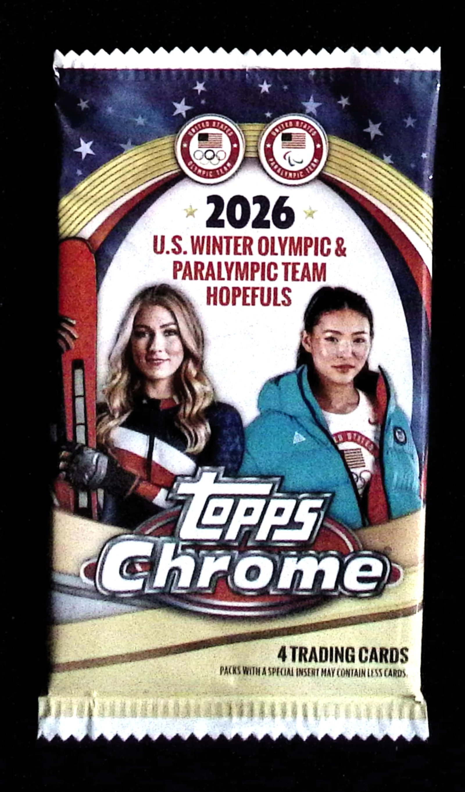 2026 Topps Chrome US Winter Olympics & Paralympic Team Hopefuls Blaster Box Pack: Factory Sealed Topps Trading & Sports Cards, Speckled, SP, SSP, Variations, Autographs, Chrome, Refractors, Sports Cards for Sale Near Me, Valuable Auction Lots for Sale on Line