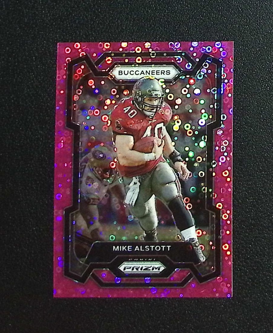 Mike Alstott Pink No Huddle Prizm /15 2023 Panini Prizm #280: Panini, Donruss Optic, & Donruss Select, Prizm, Mosaic, Contenders, Zenith, Phoenix, Illusions, Absolute, Rookie NFL Sports Trading Cards, SP, SSP, Cards, Football Cards for Sale Near Me, Superbowl & 