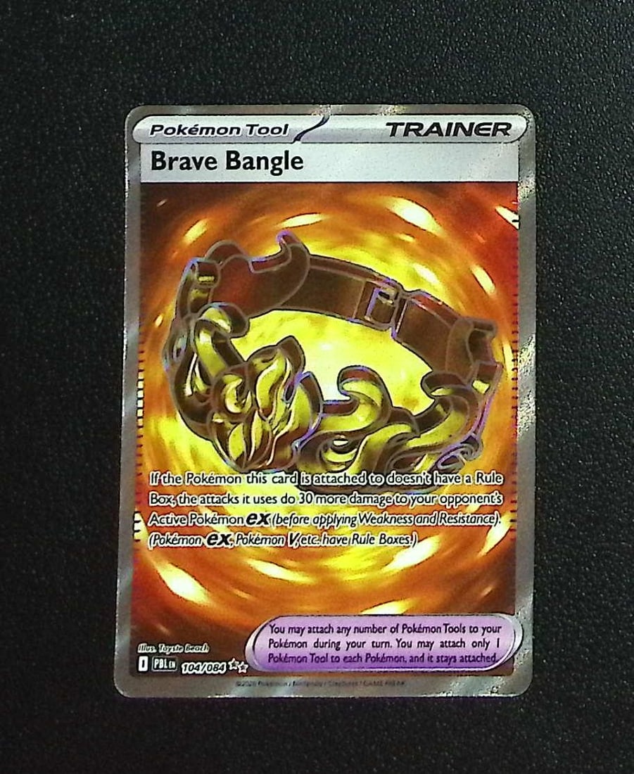 Pokemon Pitch Black Brave Bangle Ultra Rare #104: Pokemon Trading Card Game Cards, Charizard, Pikachu, Mewtwo, Reverse Holo, Holo Rare, Secret Rare Cards, Full Art Cards, Eevee, Ultra Rare Card, Illustration Rare, Special Illustration Rare SIR