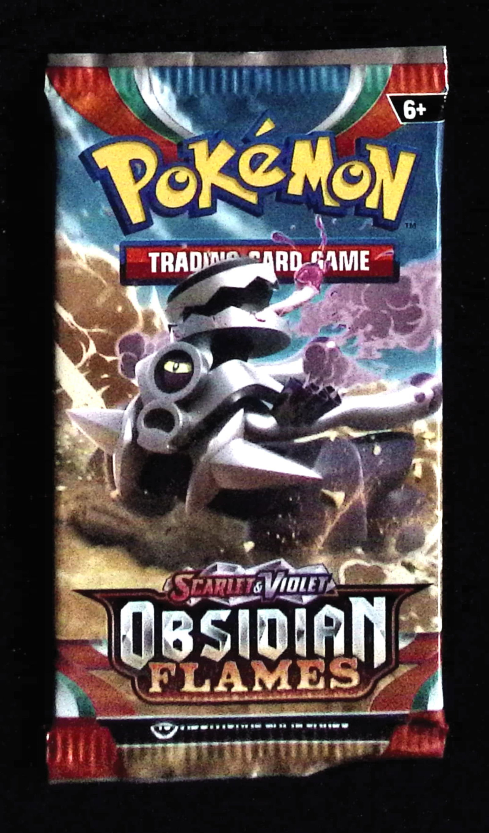 2023 Pokemon Scarlet & Violet Obsidian Flames 10 Card Booster Pack TCG: Pokemon Trading Card Game Cards, Charizard, Pikachu, Mewto, EX, Referse Holo, Holo Rare Cards, Secret Rare Cards, Full Art Cards, Evee, 3 Stars Ultra Rare Cards, Double Rare, Illustration Rare, Specia