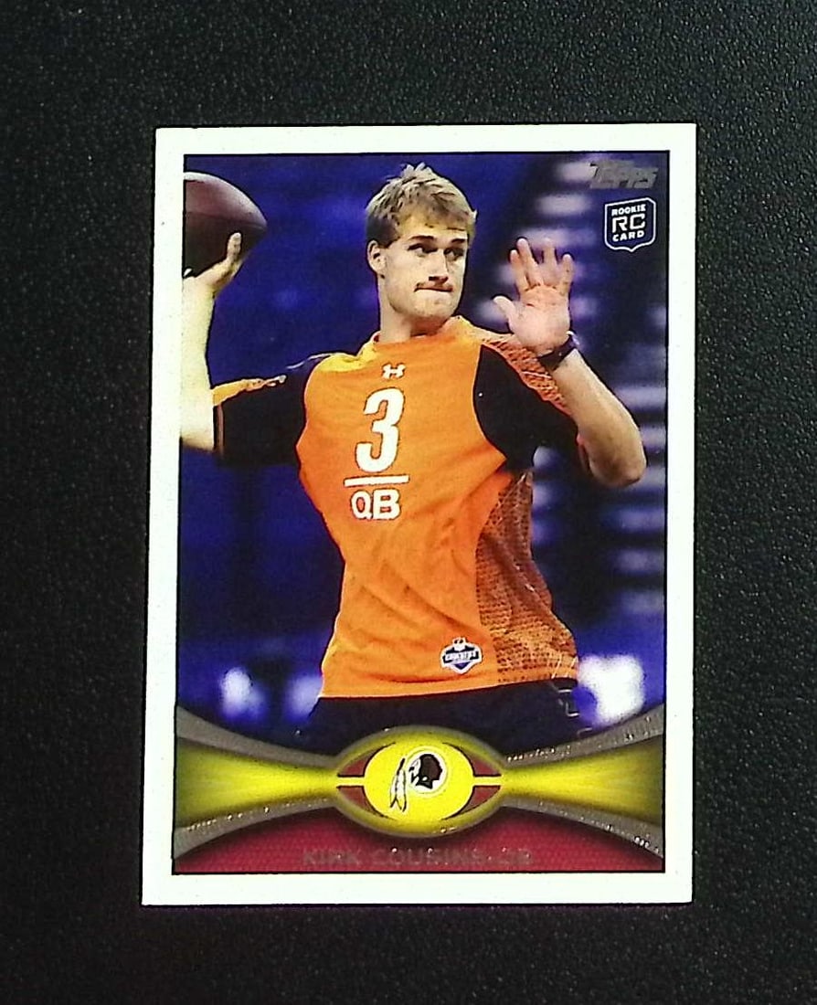 Kirk Cousins Rookie Card 2012 Topps #326 Washington Redskins: Topps & Bowman Football NFL Trading Sports Cards, Sports Cards for Sale Near Me, Super Bowl & Hall of Fame Player Cards, Resurgence, Composite, SP, SSP, Valuable Auction Memorabilia Lots For Sale On L