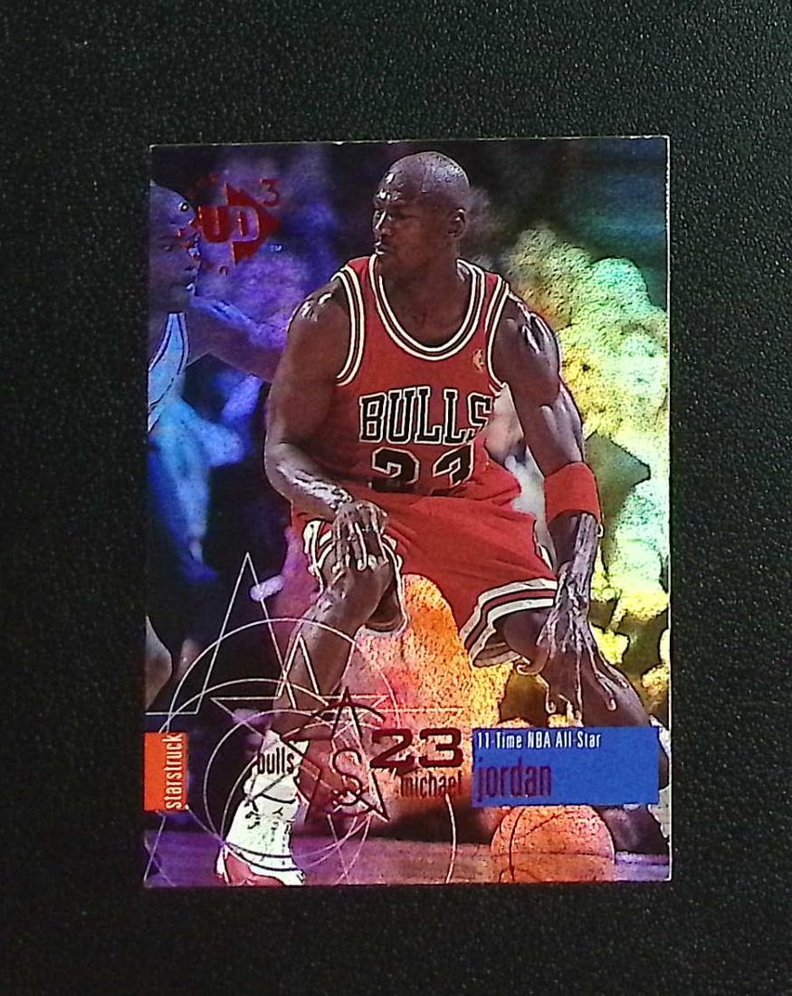 Michael Jordan Starstruck 1997-98 Upper Deck UD3 #23 Chicago Bulls (1 of 2)