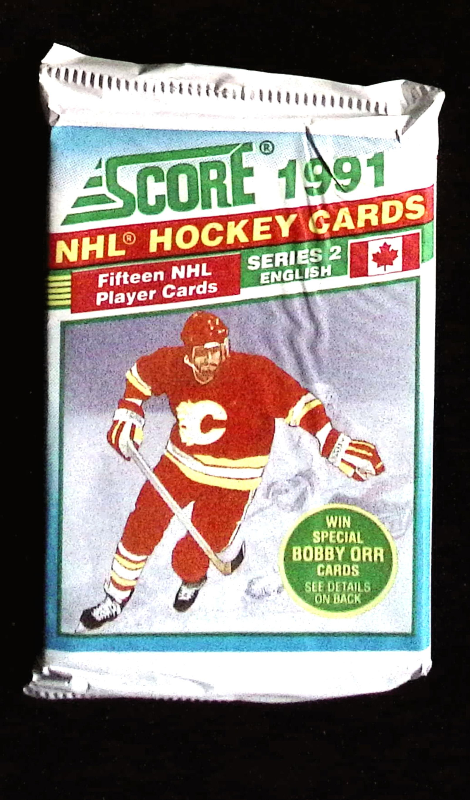 1991 Score Series 2 ENGLISH EDITION Vintage Hockey Cards Retail Box Pack Sports Cards: Score Vintage Hockey NHL Trading & Sports Cards, Brett Hull, Ray Bourque, Patrick Roy, Mario Lemieux, Wayne Gretzky, Old Sports Cards for Sale Near Me, Stanley Cup & Hall of Fame Players, Valuable Auc