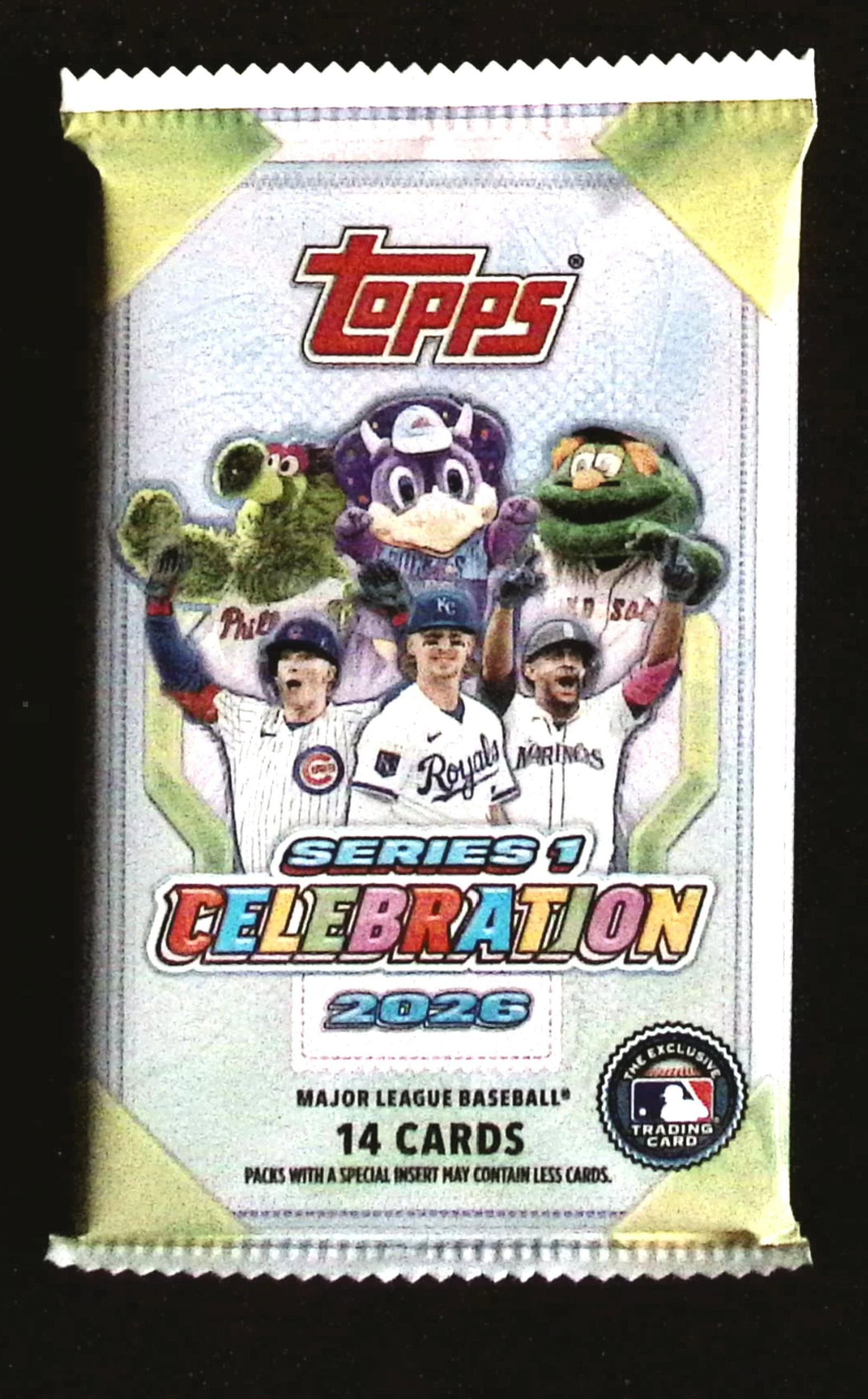 2026 Topps Series 1 Celebration Baseball Mega Box Pack: Factory Sealed Topps Baseball MLB Trading & Sports Cards, Rookie Cards in this set are Roman Anthony, Jack Caglianone, Speckled, SP, SSP, Variations, Autographs, Chrome, Refractors, 1976 Topps,