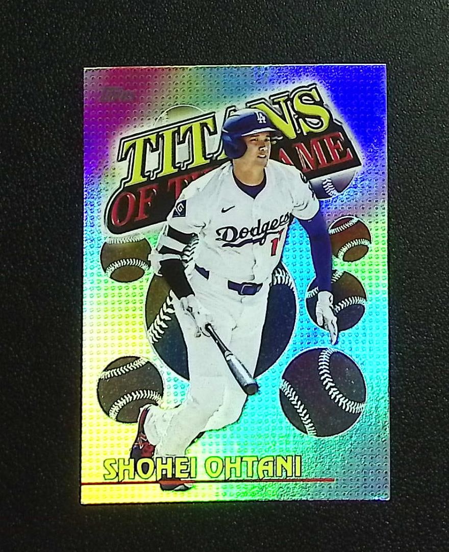 Shohei Ohtani Titans of the Game 2026 Topps #TOG-1 Los Angeles Dodgers: Topps, Bowman, & Fanatics Baseball MLB Trading & Sports Cards, Sports Cards for Sale Near Me, World Series & Hall of Fame Players Memorabilia, Refractors, X-Fractors, Numbered, SP, SSP, Valuable Aucti