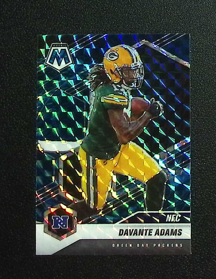 Davante Adams Genesis Prizm SSP Case Hit 2021 Mosaic #219 Green Bay Packers: Panini, Donruss Optic, & Donruss Select, Prizm, Mosaic, Contenders, Zenith, Phoenix, Illusions, Absolute, Rookie NFL Sports Trading Cards, SP, SSP, Cards, Football Cards for Sale Near Me, Superbowl & 