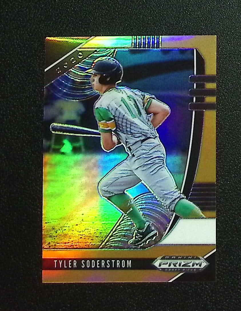 Tyler Soderstrom Neon Orange Prizm /50 2020 Prizm Draft Picks #PDP26: Panini, Donruss, & Donruss Optic Baseball MLB Trading & Sports Cards, Sports Cards for Sale Near Me, Prizm, Mosaic, Select, SP, SSP, Auction Memorabilia Lots for Sale On Line, World Series & Hall of F