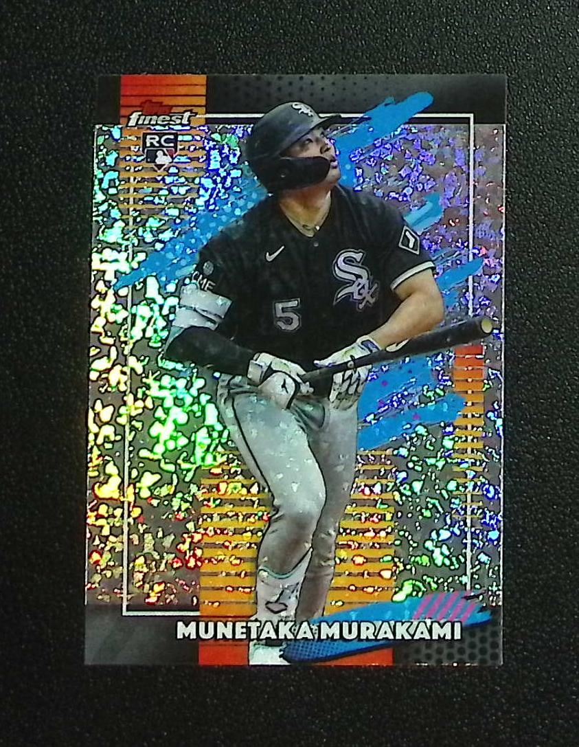 Munetaka Murakami Rookie Uncommon Mini Diamond 2026 Topps Finest #145 White Sox: Topps, Bowman, & Fanatics Baseball MLB Trading & Sports Cards, Sports Cards for Sale Near Me, World Series & Hall of Fame Players Memorabilia, Refractors, X-Fractors, Numbered, SP, SSP, Valuable Aucti